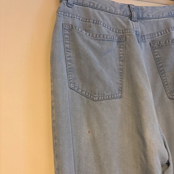 Womens Jones Wear Soft Straight Leg Denim Jeans Light Wash Blue Size 10 - Picture 5 of 5